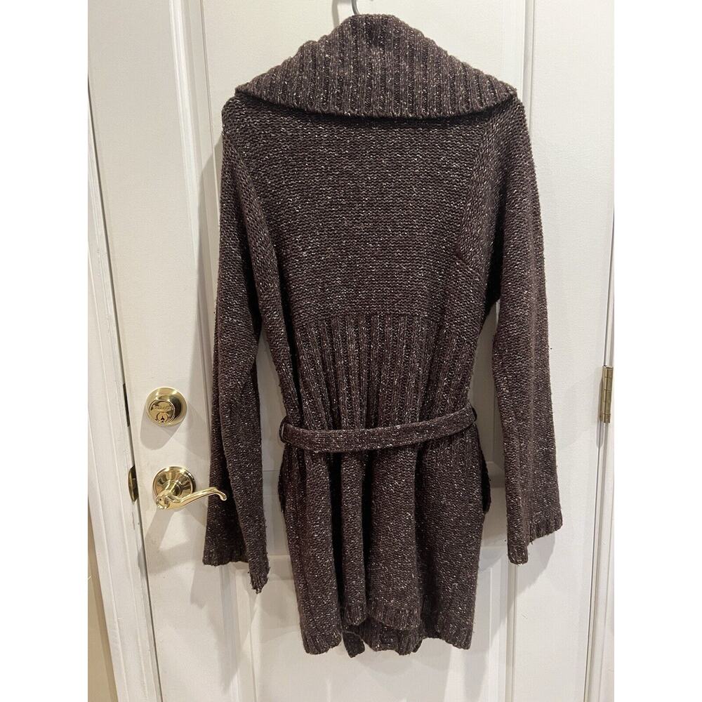 J.Crew Cardigan Sweater Wool Blend Shawl Collar 7 Button Size Large - Picture 2 of 13